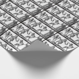 Papel De Presente "Nós dançamos com papel de envolvimento do praga