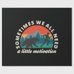 Papel De Presente Nós Todos Precisamos de Um Pouco de Motivação Dive