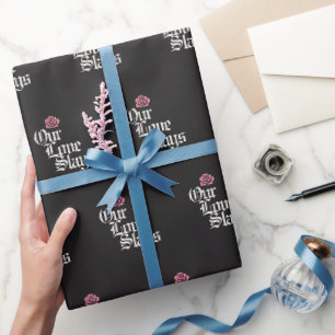 Papel De Presente 'Nosso Amor Mata' Romance Negro Gótico