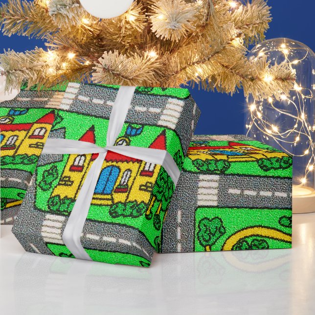 Papel De Presente Nostalgia dos anos 90, Nostalgia da estrada de car (Feriados)