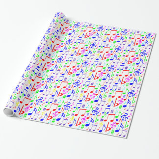 Papel De Presente nota arco-íris