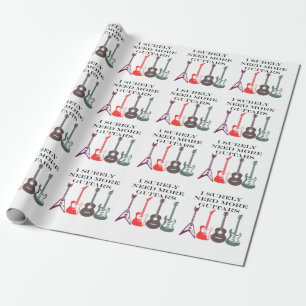 Papel De Presente Nota sobre Música de Guitarras Elétricas e Acústic