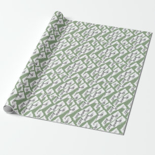 Papel De Presente Notas musicais