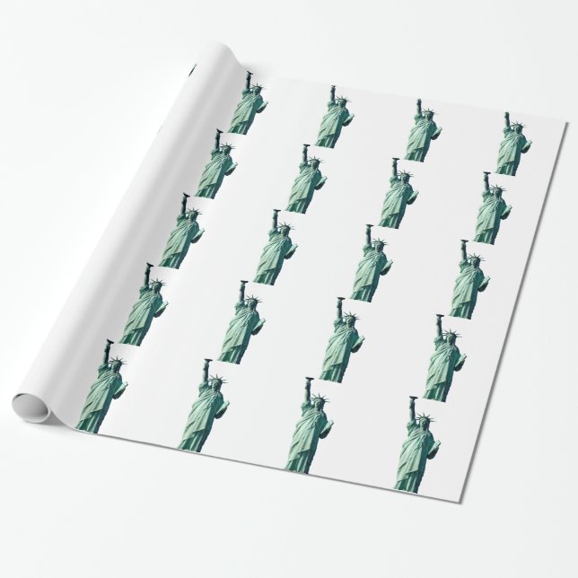 Papel De Presente Nova Iorque NYC da estátua da liberdade (Desenrolado)