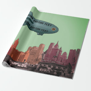 PAPEL DE PRESENTE NOVA IORQUE SKYLINE DO ART 1930