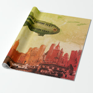 PAPEL DE PRESENTE NOVA IORQUE SKYLINE DO ART 1930