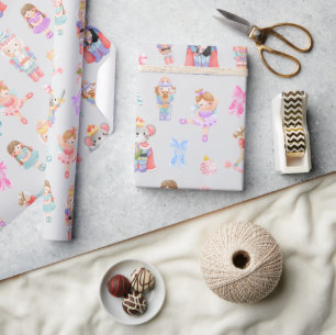 Papel De Presente Noz-cracker Patterno Natal