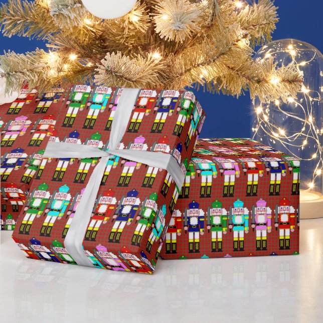 Papel De Presente Noz-cracker Soldiers Natal (Feriados)