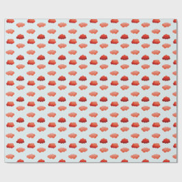 Papel De Presente Nuages oranges - Aquarelle