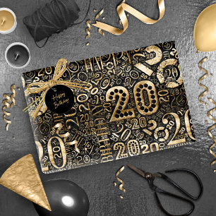 Papel De Presente Numero de Aniversário Cloud de Palavras Vinte C I