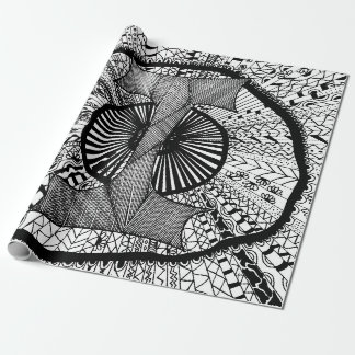 Papel De Presente Números de Silence Wrap