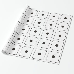 Papel De Presente Números DICE de tubarões 1 + seu backgr.