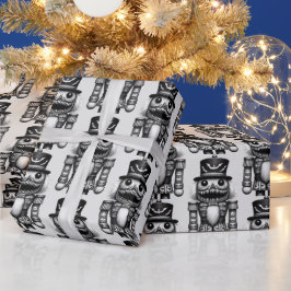 Papel De Presente Nutcracker assustador