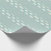 Nuvens Bolinhas Faixa Verde