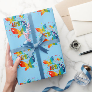 Papel De Presente O amor do orgulho da borboleta é o amor a consciên