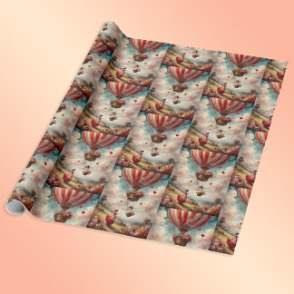 Papel De Presente O amor está no Namorados do Ar