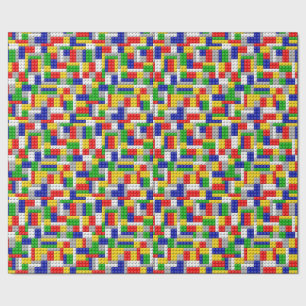 Papel De Presente O aniversário/partido do menino da cor preliminar