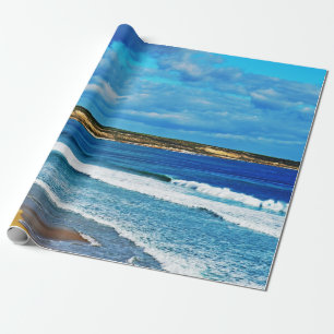 Papel De Presente O aroma Do Oceano,