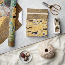 Papel De Presente O Beijo de Gustav Klimt