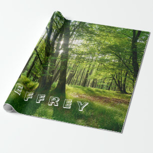 Papel De Presente O bosque com Seu nome