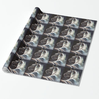 Papel De Presente O cavalo preto