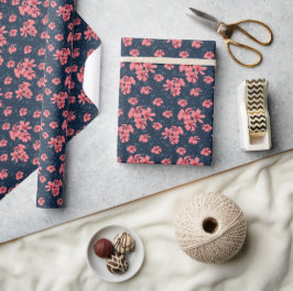 Papel De Presente O charme da elegância sombria: Flor de Crepúsculo