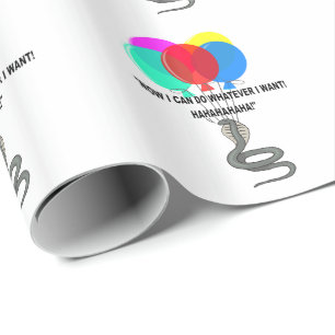 Papel De Presente O Cobra Voador