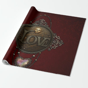 Papel De Presente O Emblema do Amor.