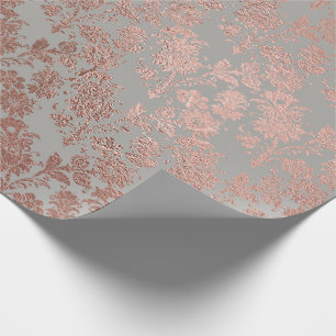 Papel De Presente O falso Dourado do pó do rosa cinzento do rosa do