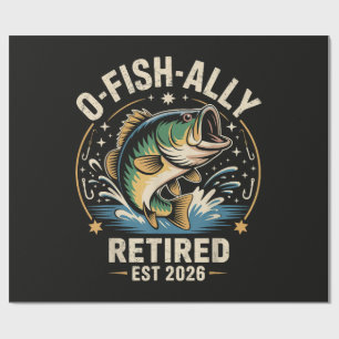 Papel De Presente O-Fish-Ally Aposentado em 2026 Pescador de Pesca