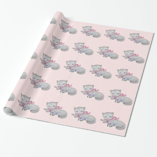 Papel De Presente O gatinho pequeno