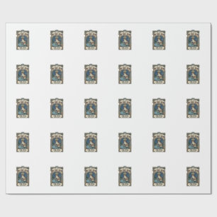 Papel De Presente O Gato Estrela Gato Cartão Tarot Arcano Maior Vint