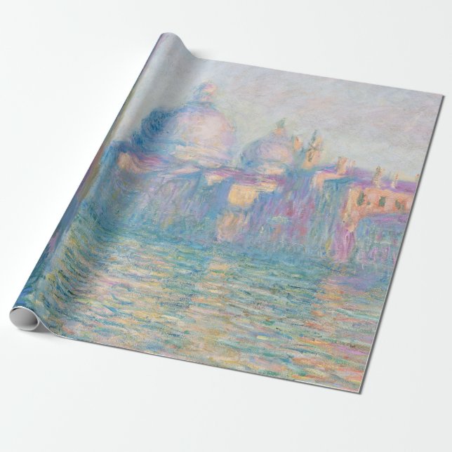 Papel De Presente O Grande Canal De Veneza, De Claude Monet (Desenrolado)