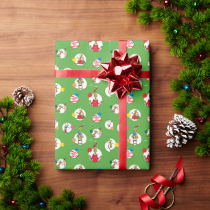 Papel De Presente O Grpolegadas   Padrão de pontos de Natal