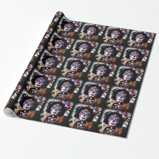 Papel De Presente O La Catrina invoca os espírito dos antepassados (Desenrolado)