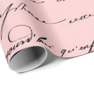 Papel De Presente O Lilac malva de Paris do roteiro velho cora real