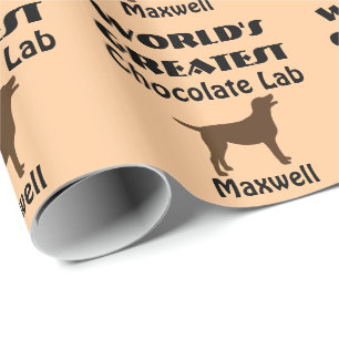 Papel De Presente O maior cão de laboratório de chocolate do mundo