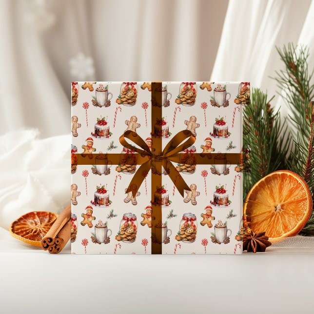 Papel De Presente O mais doce papel de moldagem de natal Noel (Criador carregado)