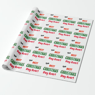 Papel De Presente O melhor dia de Natal de todos!