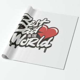 Papel De Presente O Melhor Pai Do Mundo