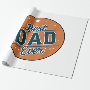 Papel De Presente O Melhor Pai Do Mundo