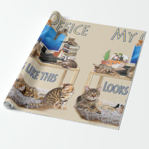 Papel De Presente O meu escritório é assim