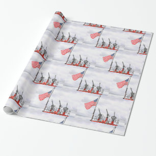 Papel De Presente O Meu Homenagem Aos Bombeiros Marítimos