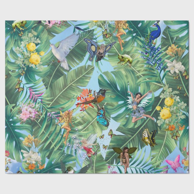 Papel De Presente O Mundo da Fantasia Impressionante (Barra)