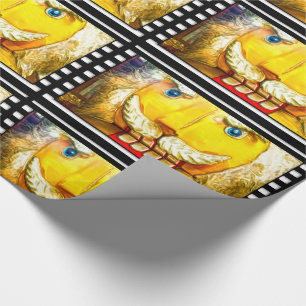 Papel De Presente O Natal do Cachorro Selvagem