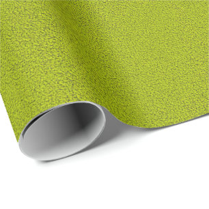 Papel De Presente O olhar do Snuggly Chartreuse Green Suede