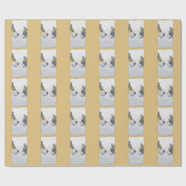 Papel De Presente O Olhar Fixo