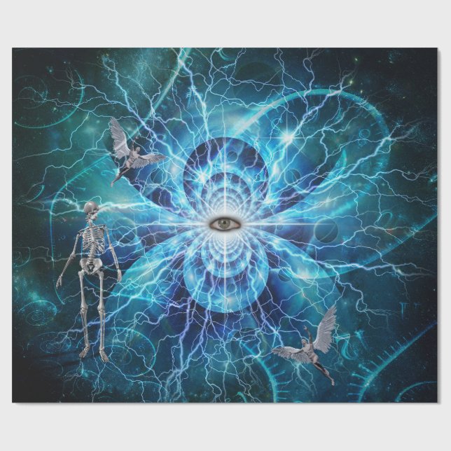 Papel De Presente O Olho de Deus (Aberto)