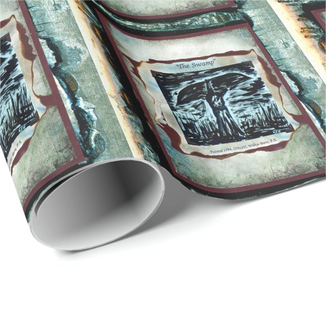 Papel De Presente O pântano (Ponta do rolo)