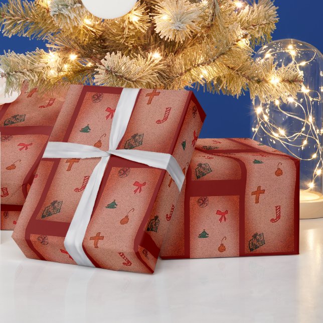 Papel De Presente O Papel de Embalagem de Natal da Kathy (Feriados)